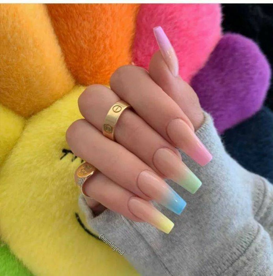 Fashion Unhas degrade 