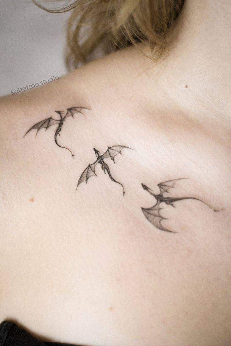 Moda Tatuagem - Dragõezinhos fofos