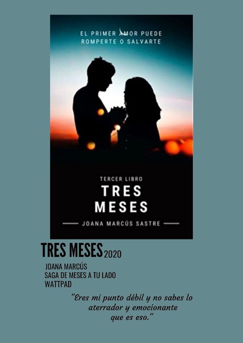 Libro Tres meses