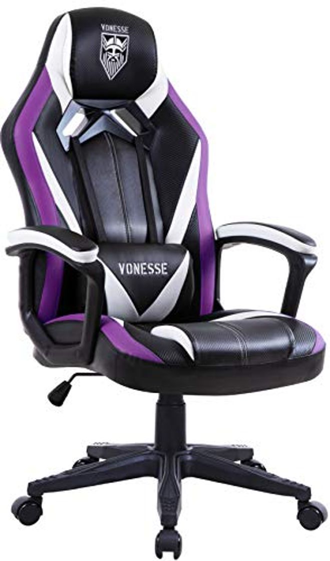 Elemento de la categoría hogar Silla Gaming Morado, Silla de Juego Gaming para Adultos, Racing Silla Gamer