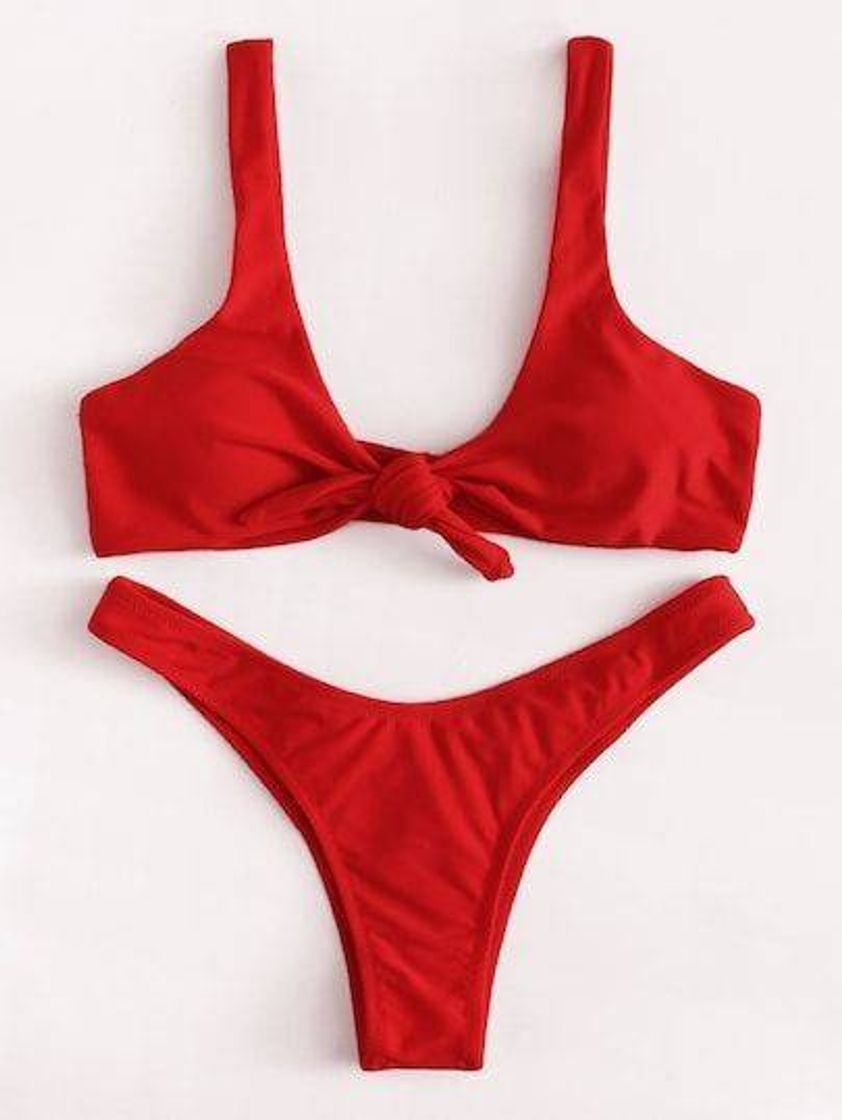 Fashion SHEKINI Mujer Bikini Dividido Traje de Baño Simple Sexy Cintura Baja Tanga