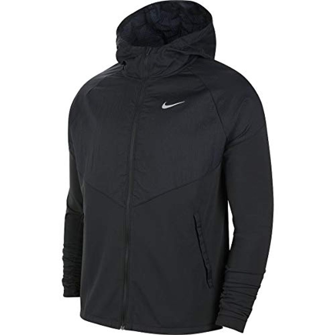 Fashion NIKE M NK ESSNTL Therma JKT Abrigo de Vestir, Black