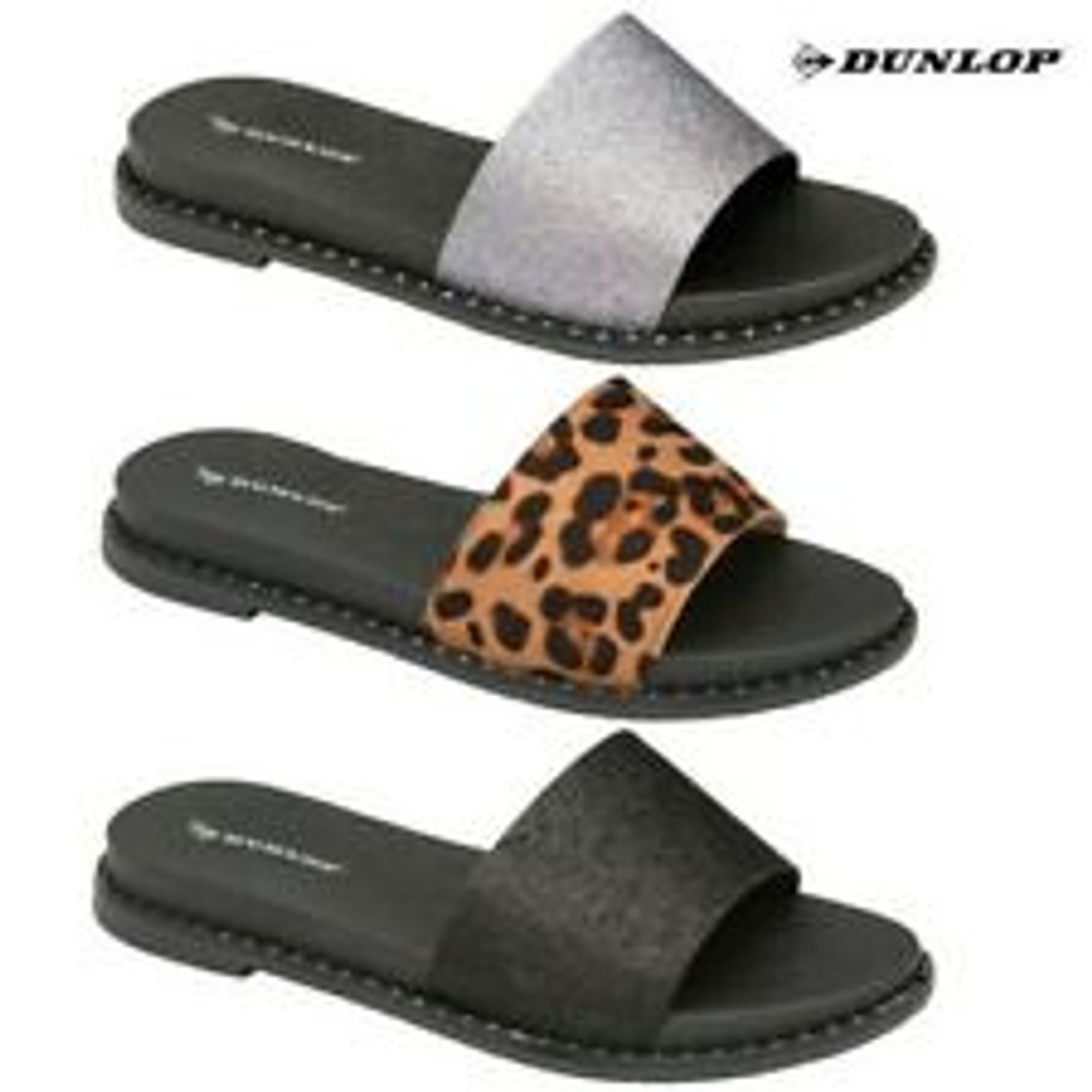 Producto Mujer Chanclas Dunlop Nuevo Mujer Espuma de Memoria Tira para Dedo Deslizante