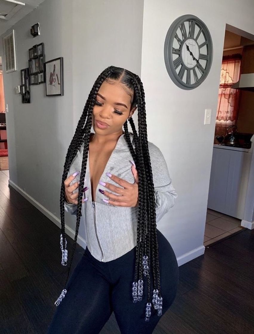 Moda tranças box braids 