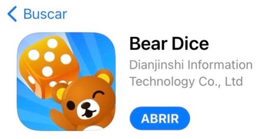 Bear dice 