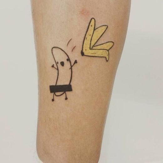 Tatto de banana 🍌 KKKKK
