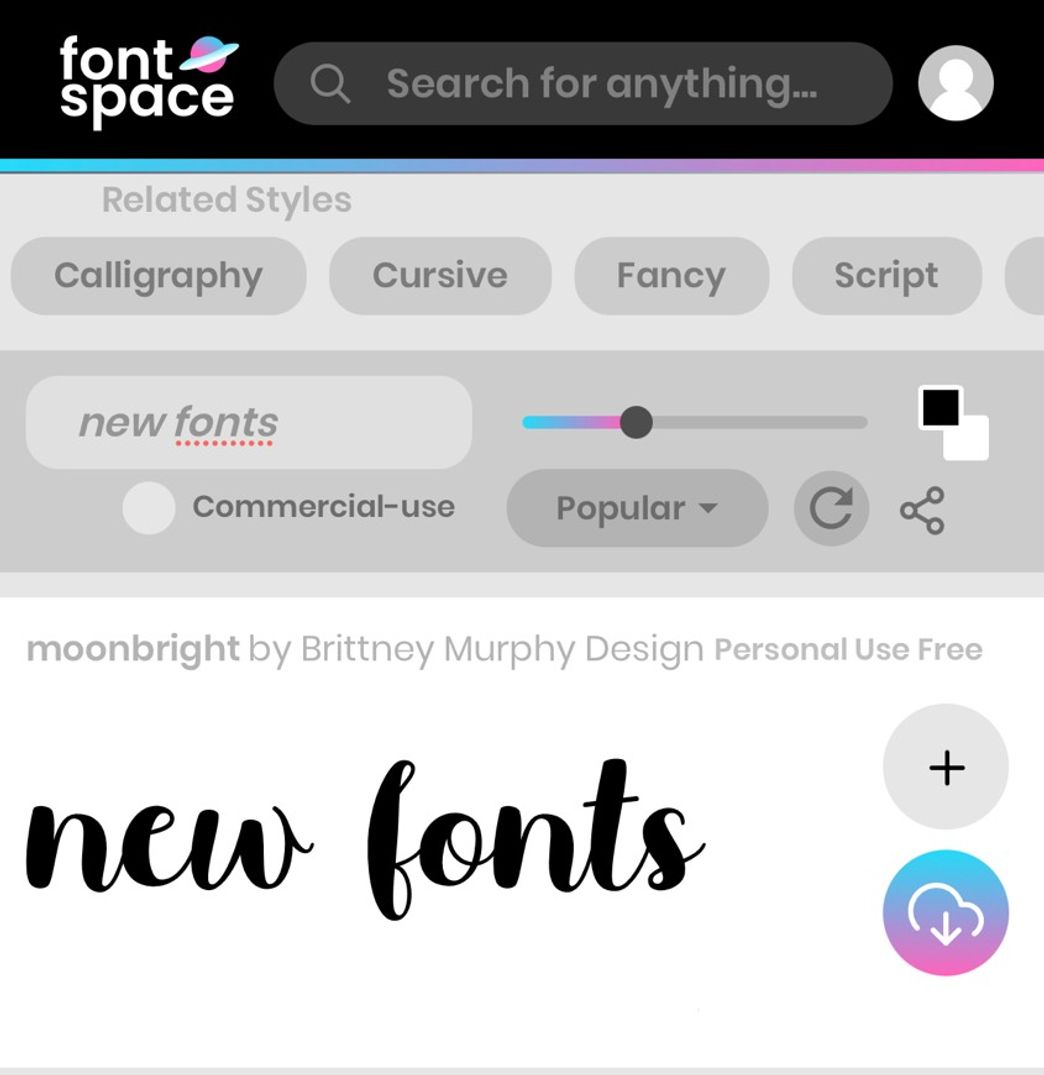 Fashion Lettering Fonts | FontSpace