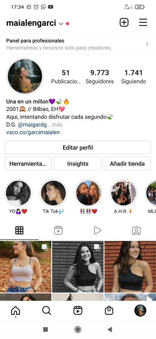 App Mi instagram