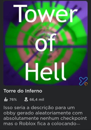 Tower of hell | Roblox.       Link do google🦋