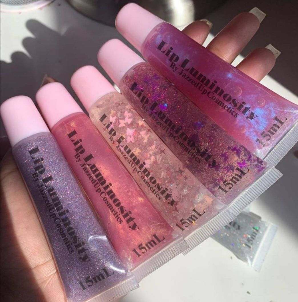 Social Pink glitter gloss💖