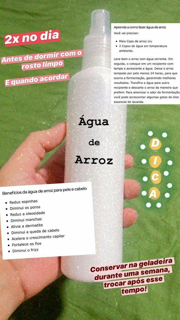 Fashion Benefícios da água de arroz para a pele