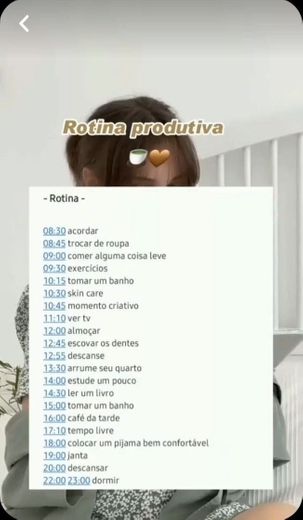 Rotina produtiva✨