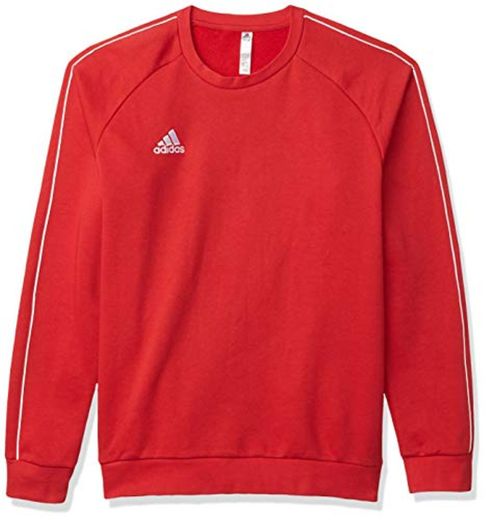 adidas Core18 suéter de cuello redondo Sweatshirtmall para rojo XS