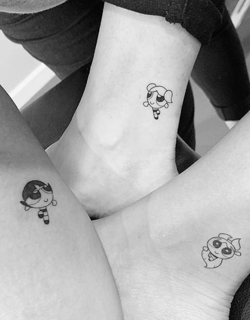 Fashion powerpuff girls tattoo 