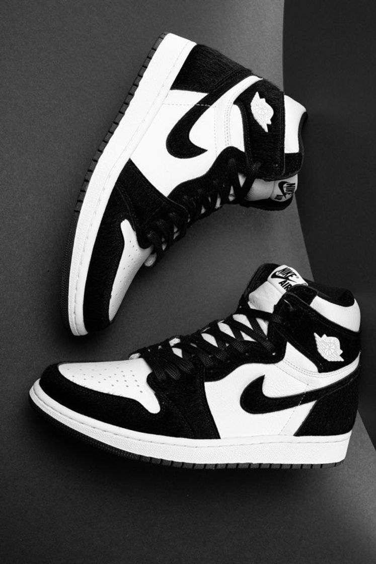 Fashion Air Jordan 1 Mid BLACK WHITE