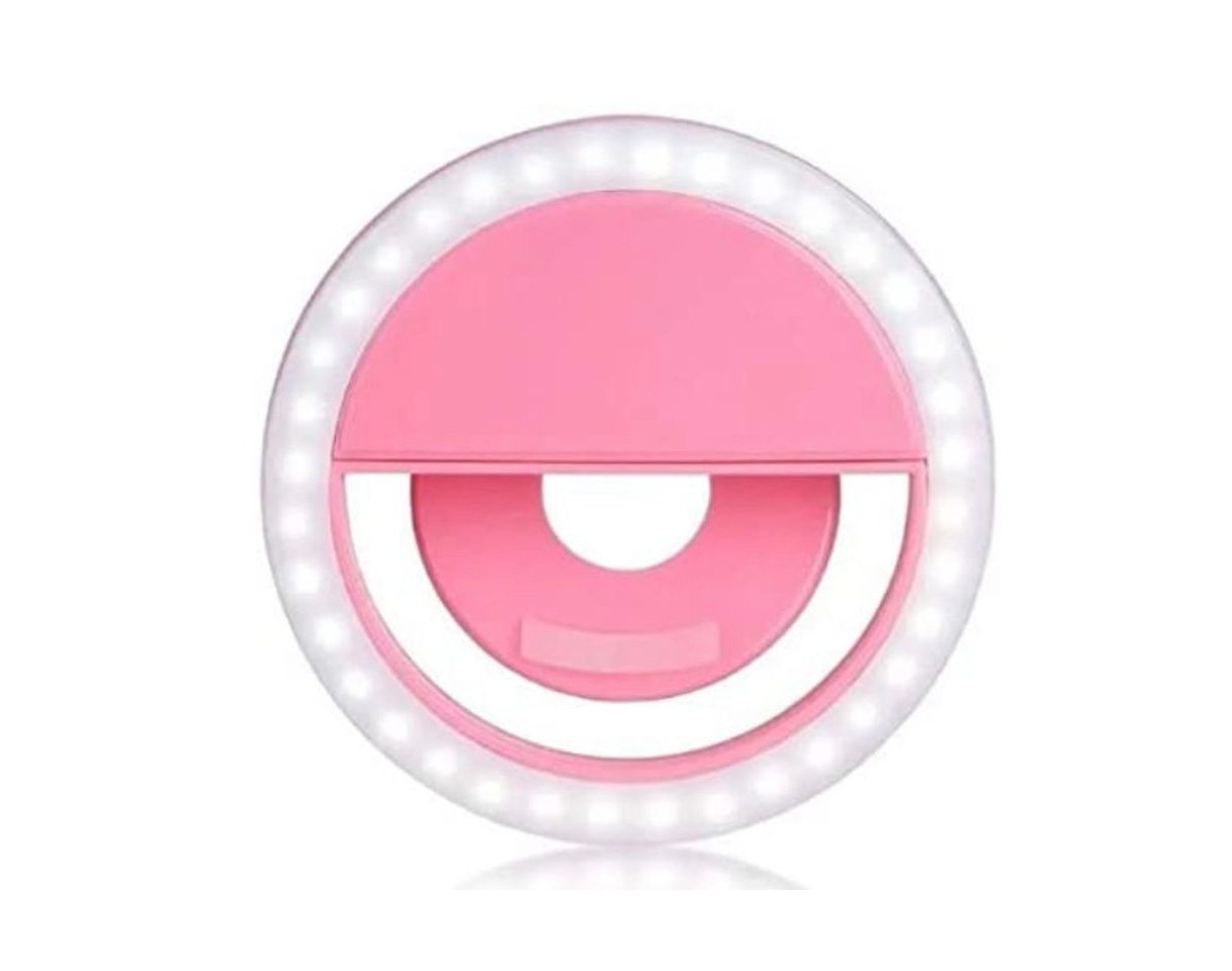Social Clipe Anel Luz Pra Selfie Ring Light Flash Celular Universal