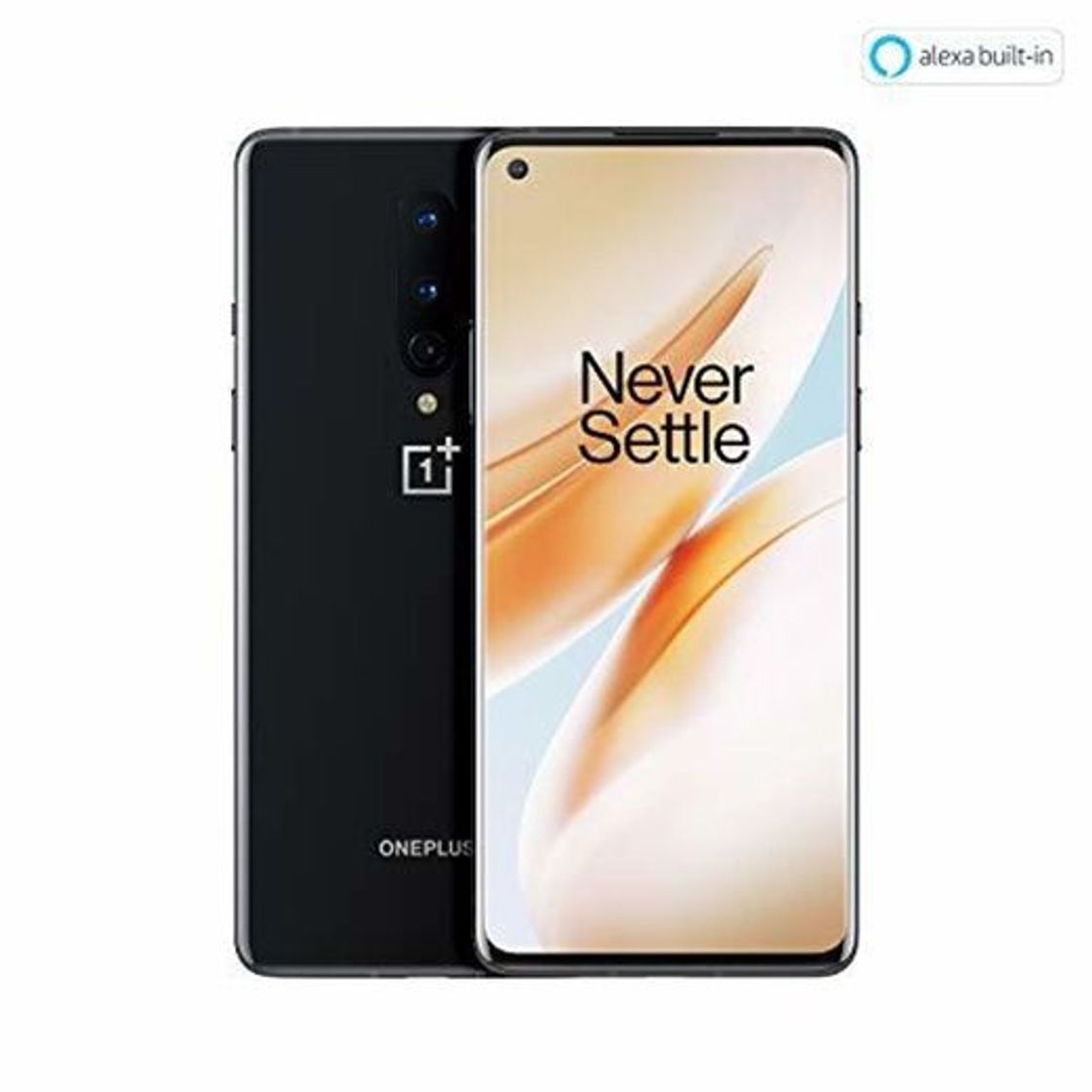 Producto Teléfono OnePlus 8 Onyx Black| 6.55” Pantalla Fluid AMOLED a 90Hz |