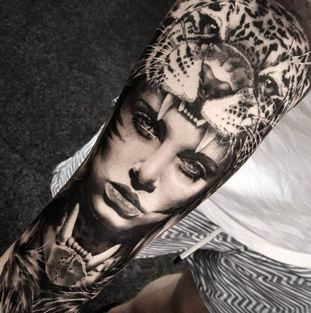 Fashion Tatuajes blanco y negro