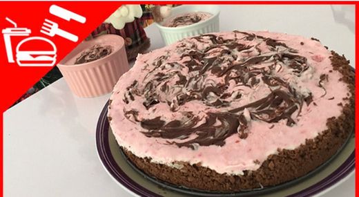 RECEITA: cheesecake chocolate com morango 