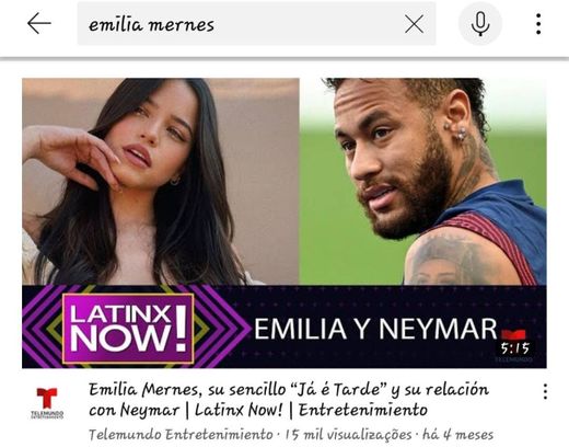 Emilia Mernes, su sencillo “Já é Tarde” y su relación con Neymar ...