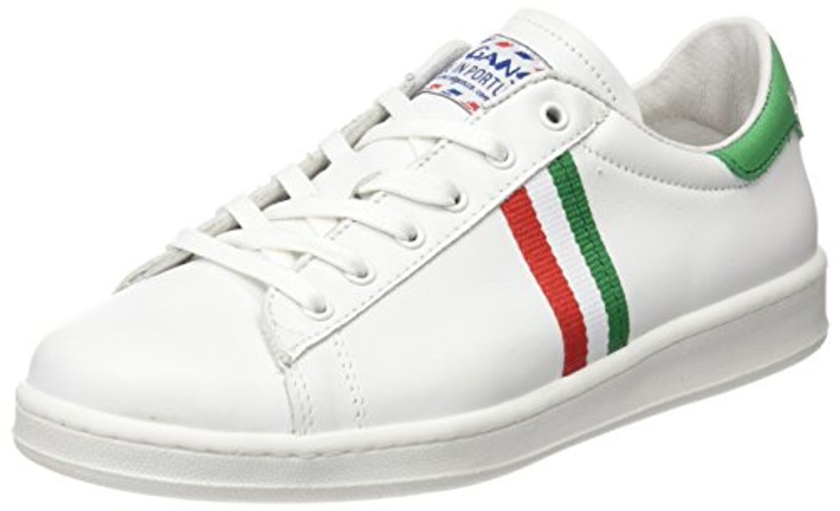 Lugares El Ganso Low Top Blanca Bandera Italia - Zapatillas