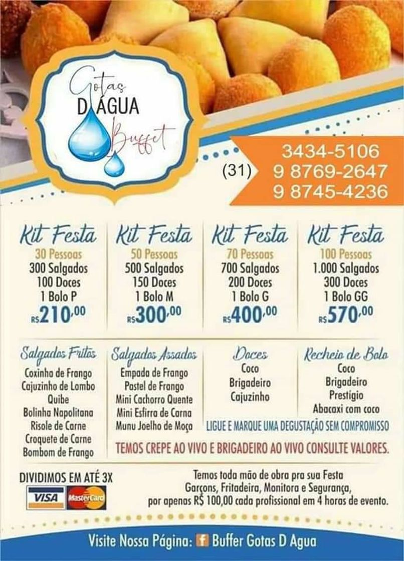 Moda Buffet Gotas "D" Agua - Posts | Facebook