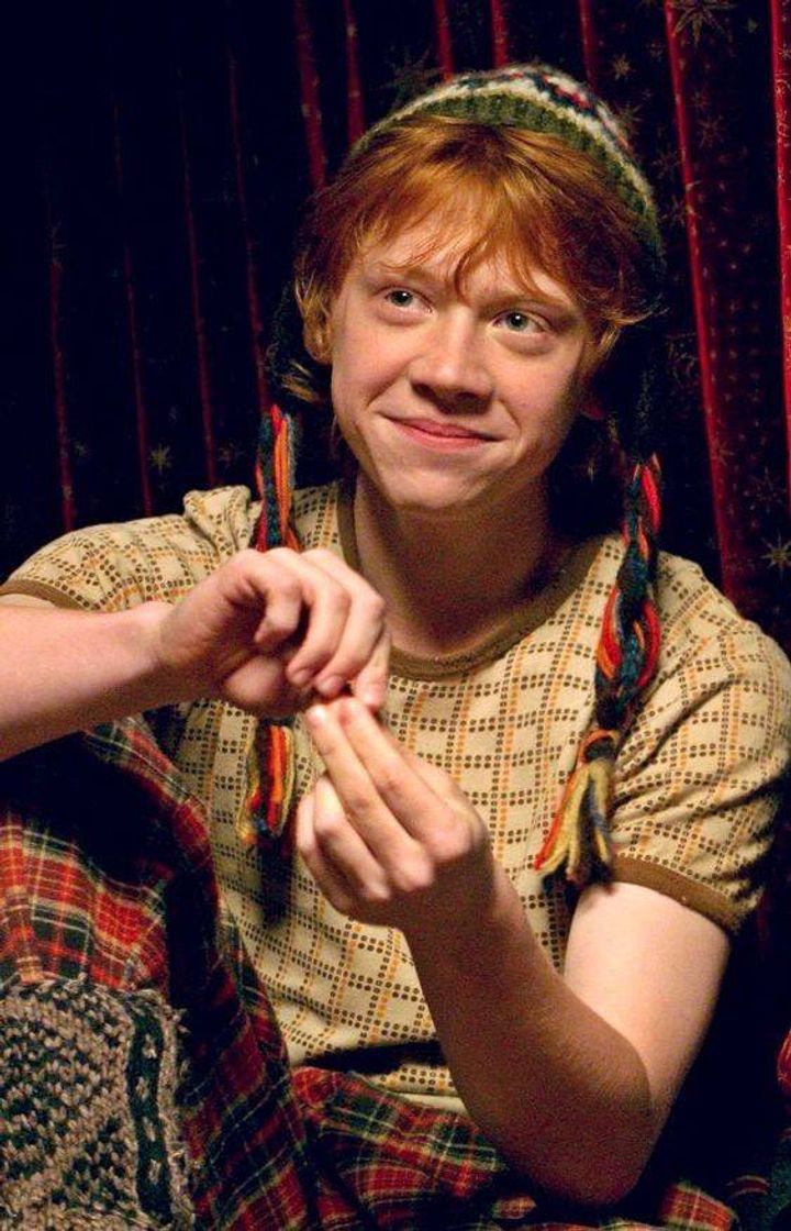 Rony Weasley sendo lindo.