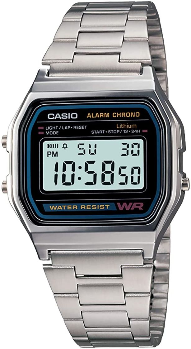 Moda Reloj Casio A158WA-1CR