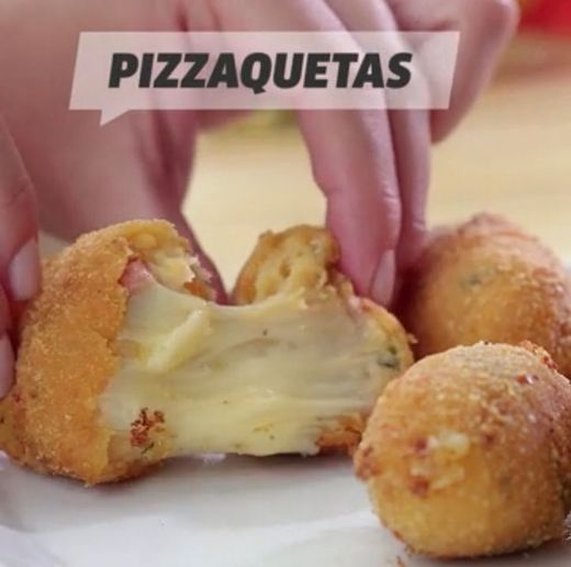 Pizza+croquetes= pizzaquetes