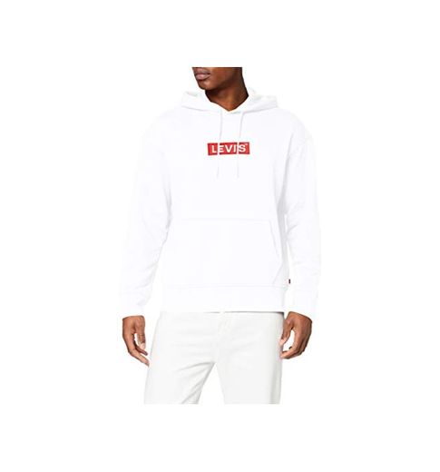 Levi's Relaxed Graphic Hoodie Sudadera, Blanco