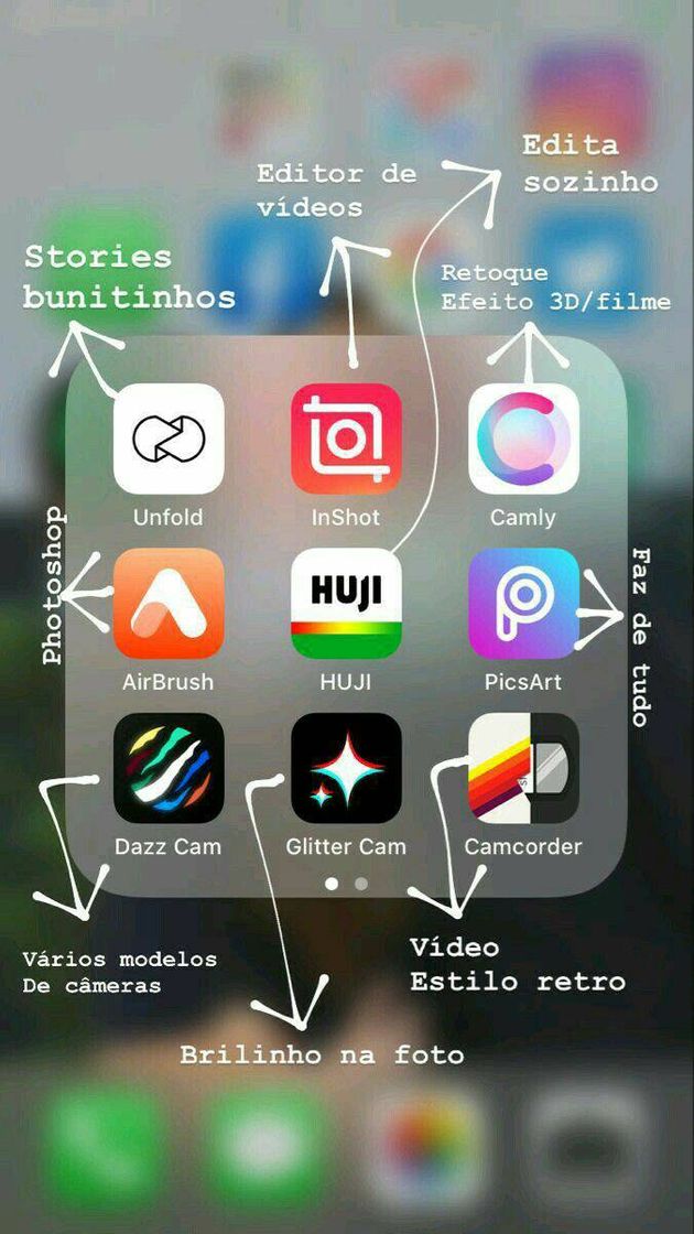 Social Aplicativos de edição 