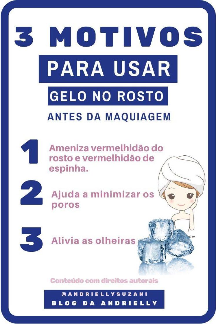 Moda Gelo no rosto realmente alivia?