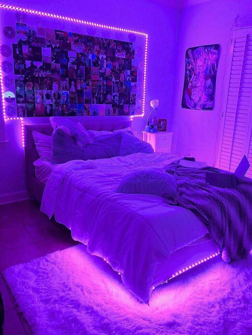 Moda Led no quarto