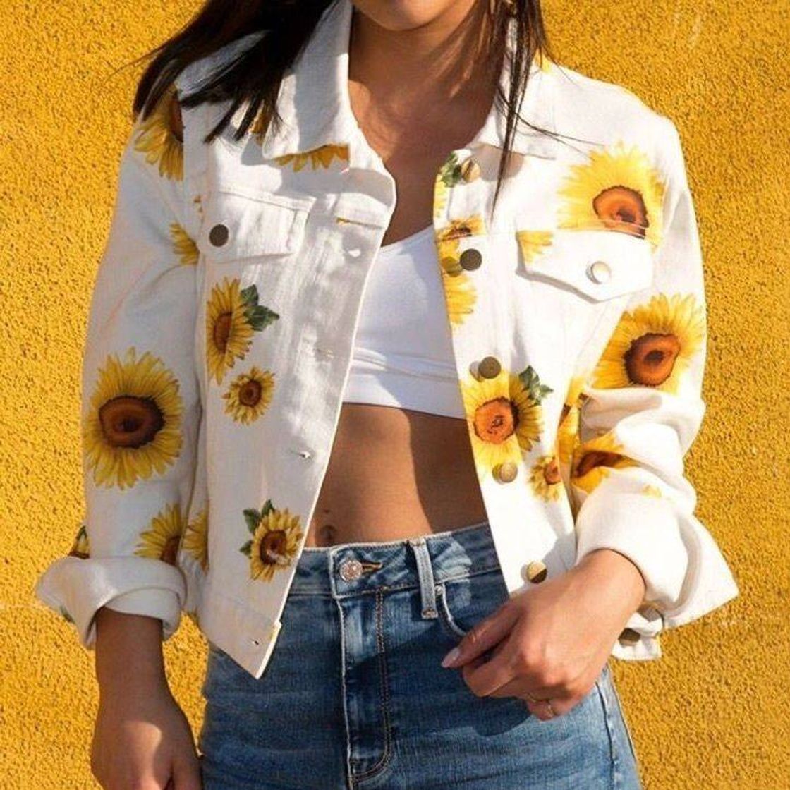 Fashion Jaqueta girassol 🌻