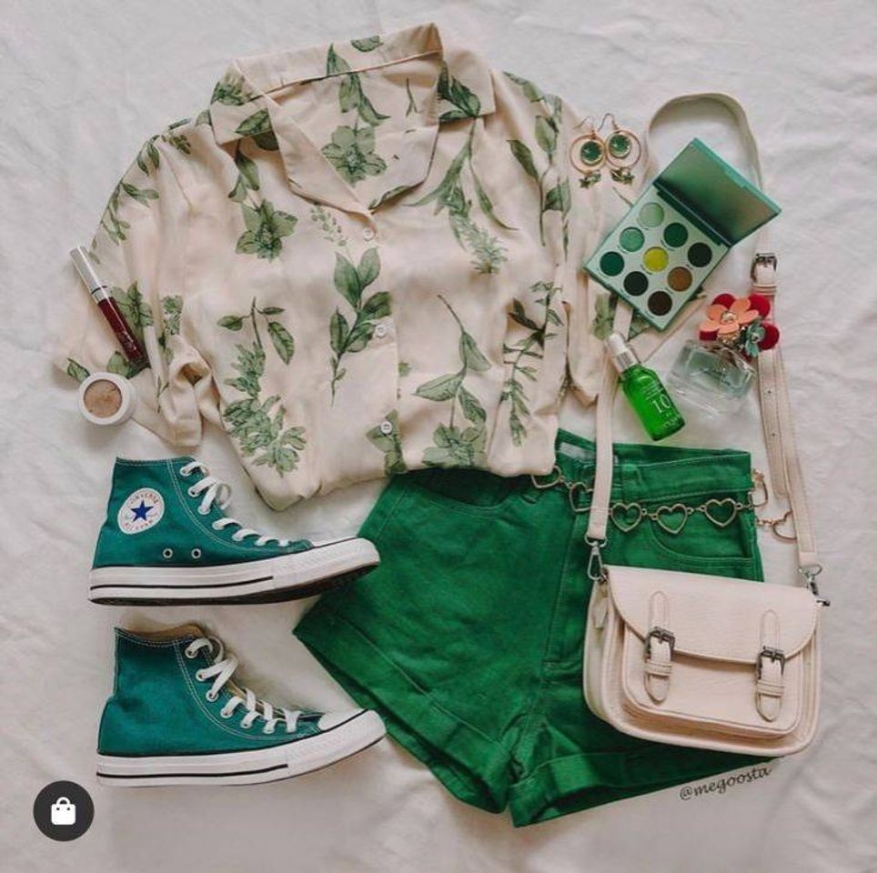 Moda Look verde 🟢