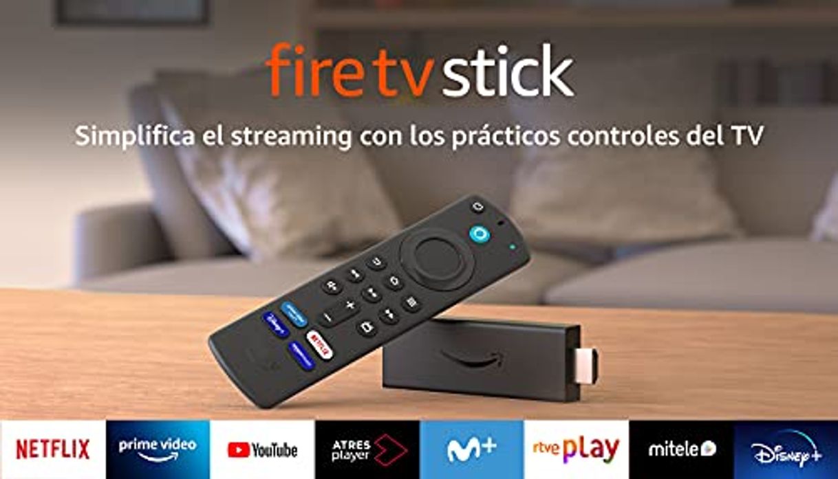 Producto Fire TV Stick con mando por voz Alexa