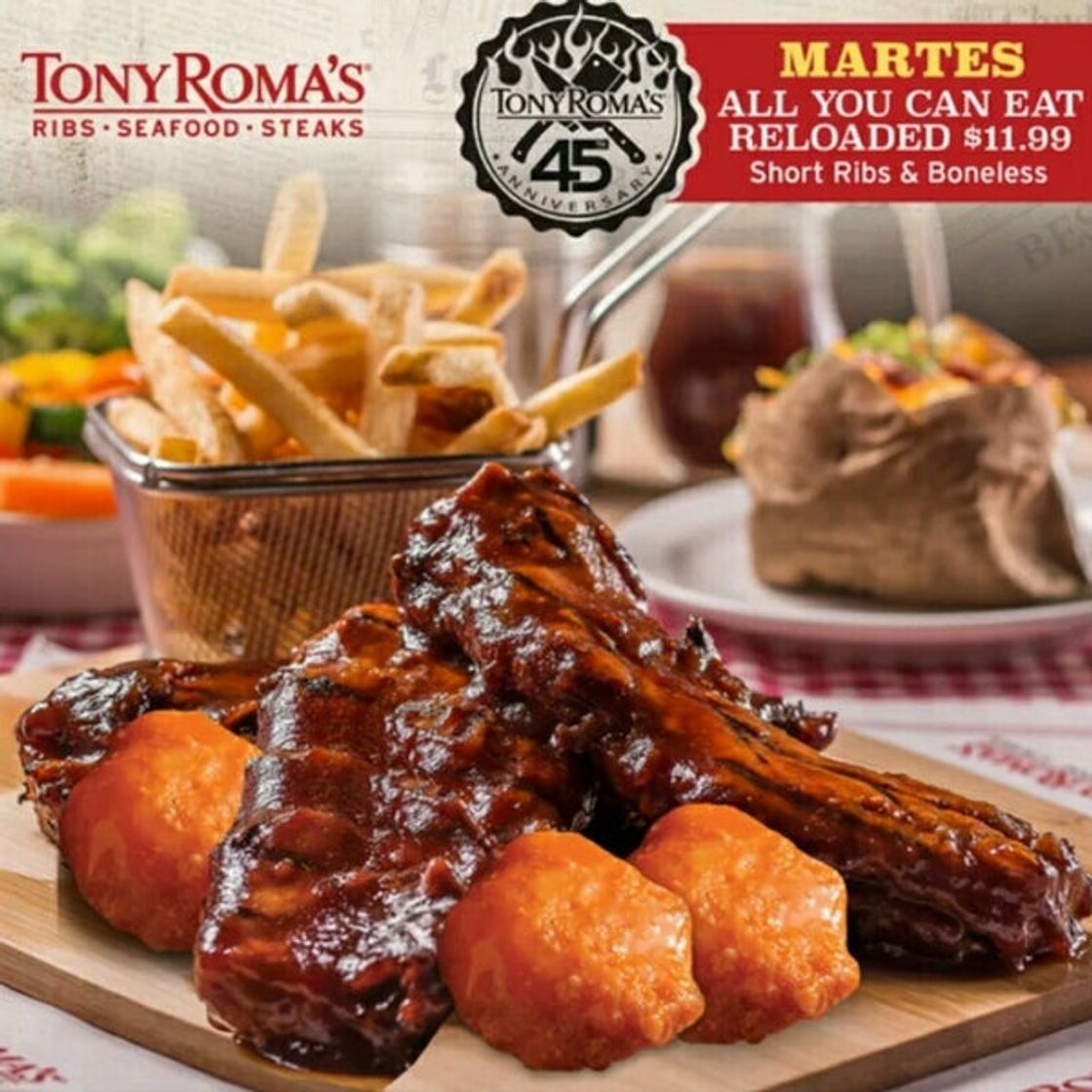 Restaurantes Tony Roma's Metrocentro