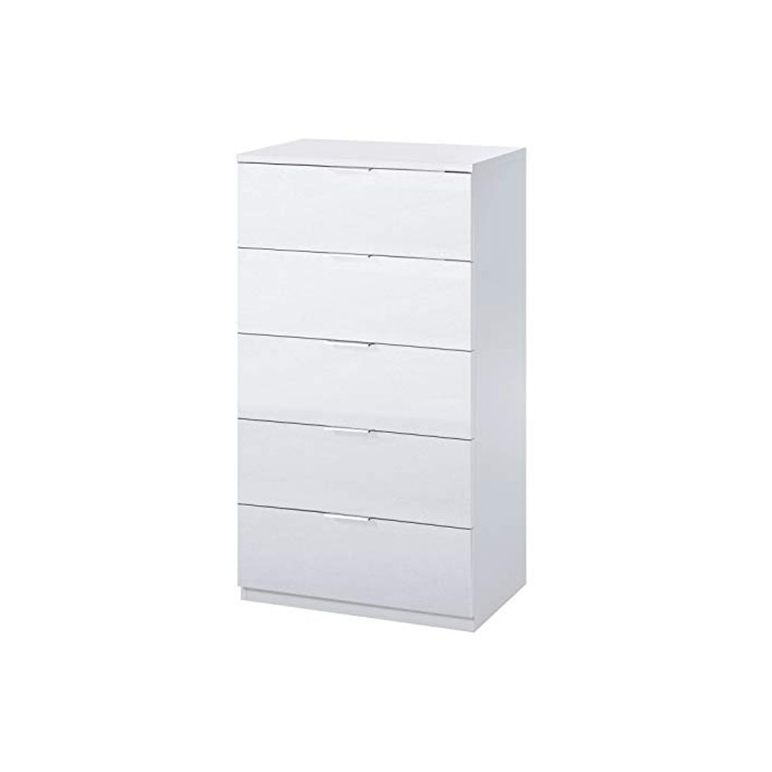 Producto Habitdesign 007845A Cómoda 5 cajones, chifonier Modelo Alaya, Acabado en Color Blanco