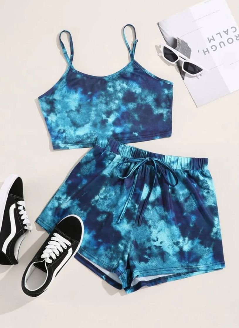 Fashion Roupa tie dye 