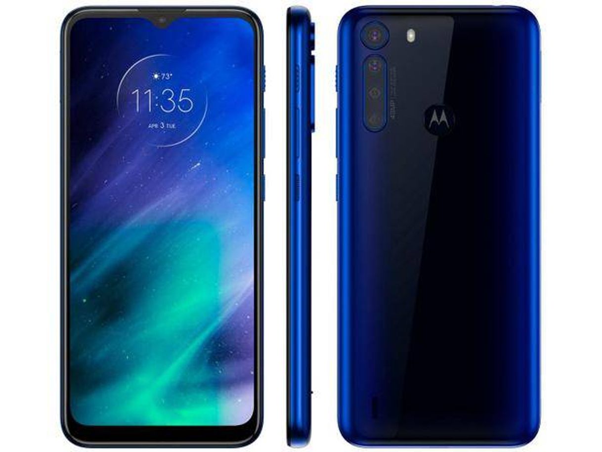 Moda Smartphone Motorola One Fusion 128GB Azul Safira 