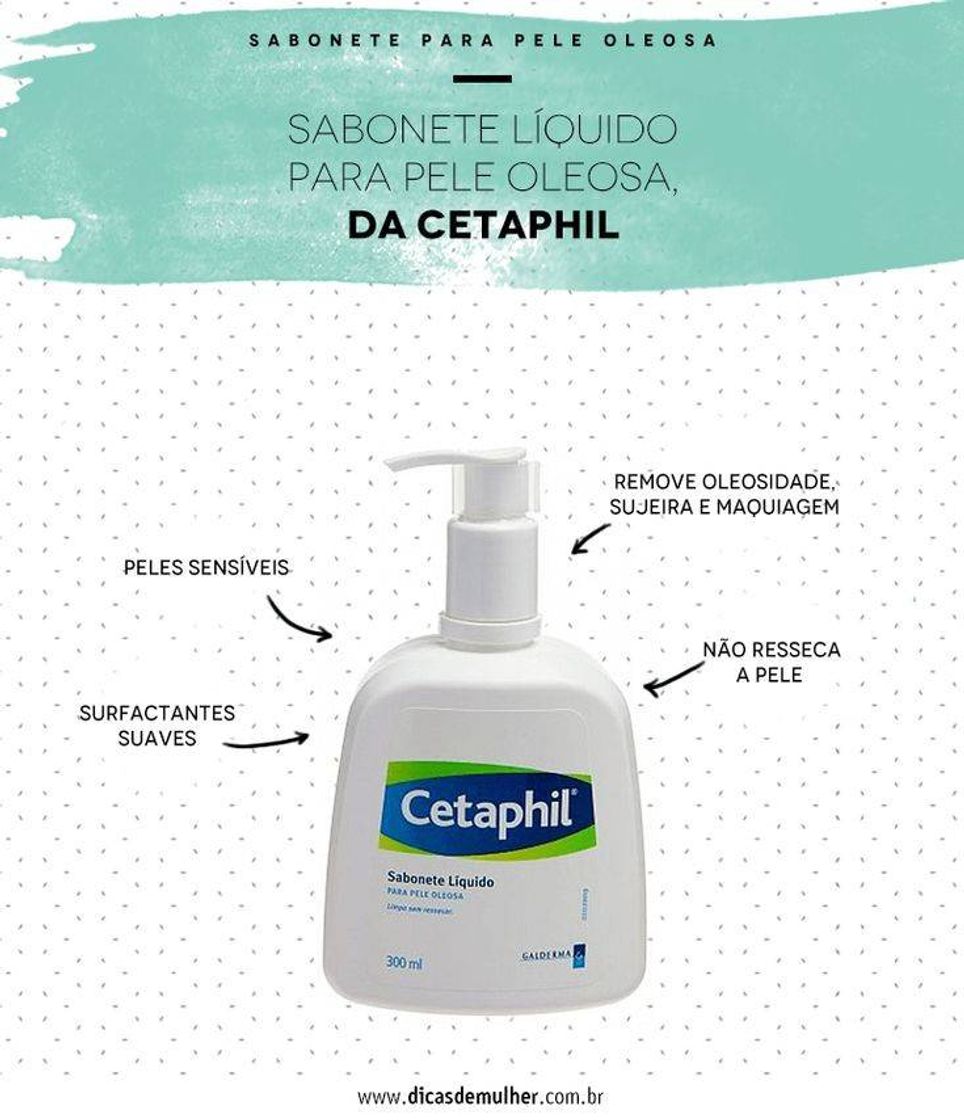 Moda Sabonete líquido Cetaphil 