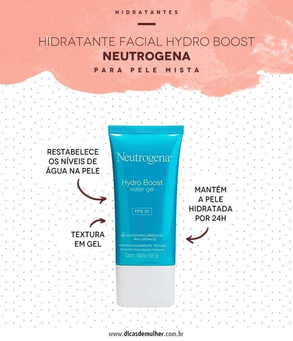 Moda Hidratante facial Hydro Boost Neutrogena