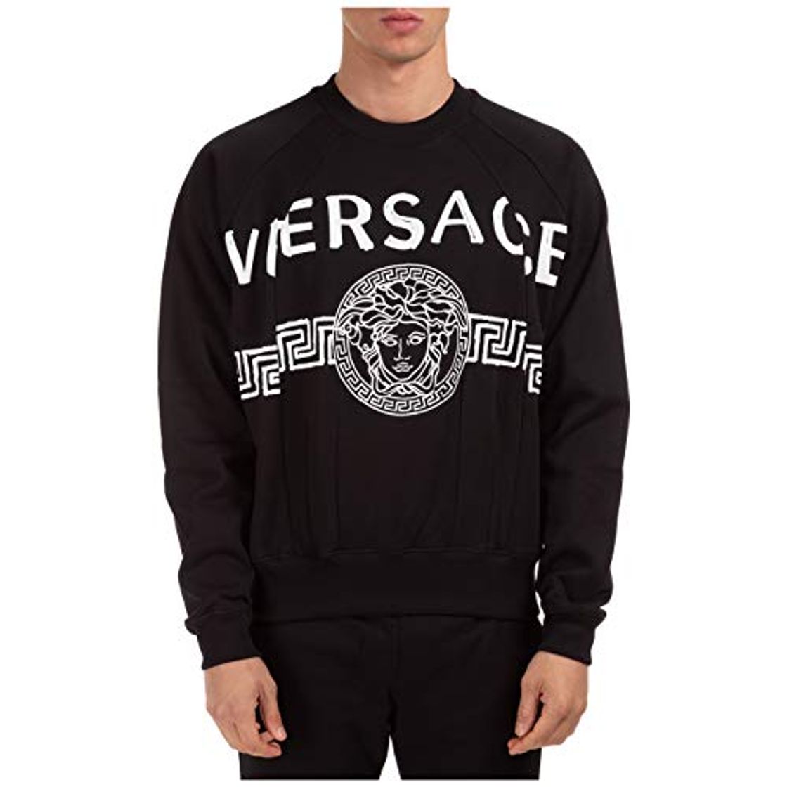 Moda Versace Hombre Sudaderas Medusa Nero S