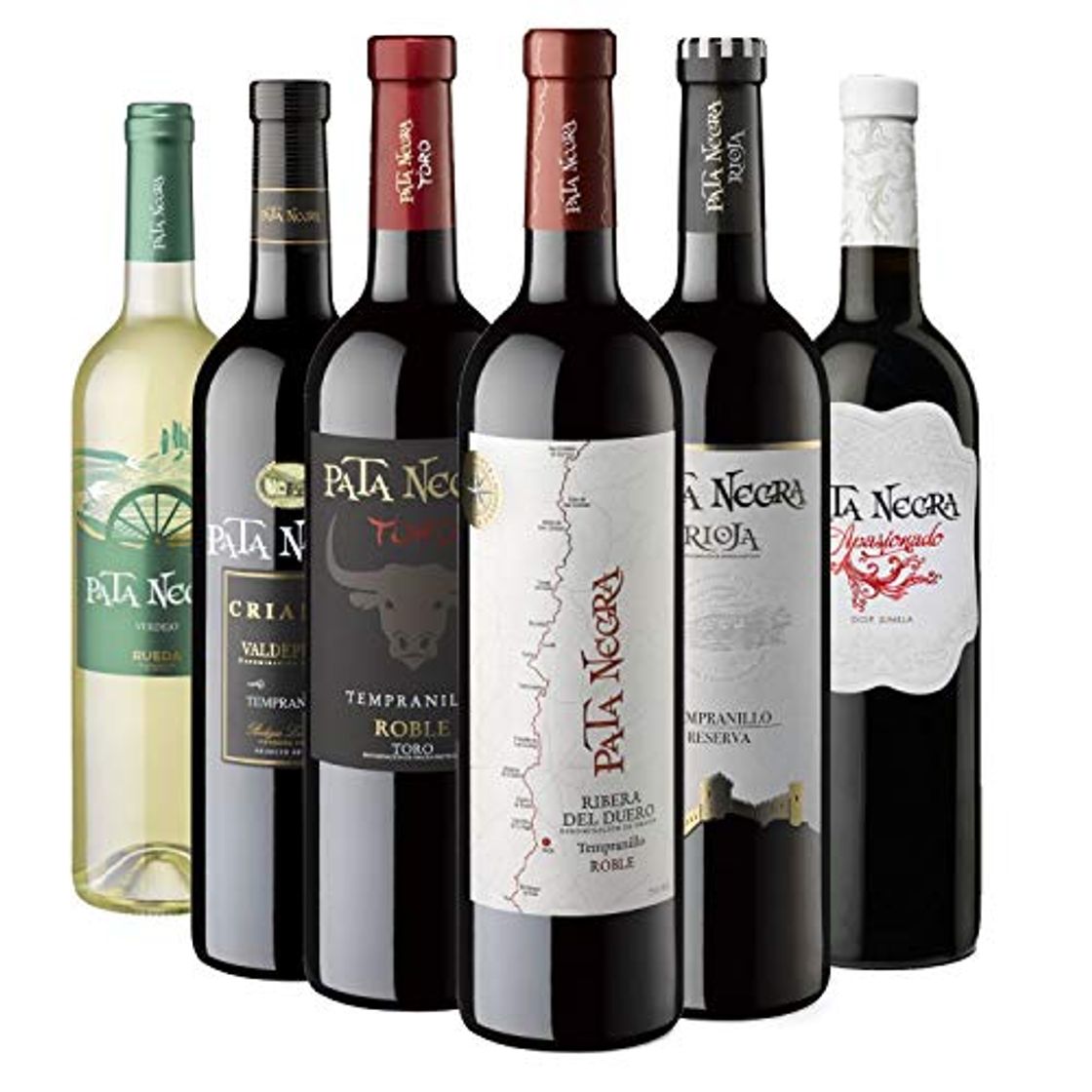 Producto Pata Negra - Lote de 6 Botellas con D.O