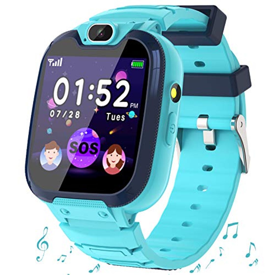 Products Smartwatch Niños - MP3 Música 14 Juegos Niños Reloj Inteligente llamada Chat