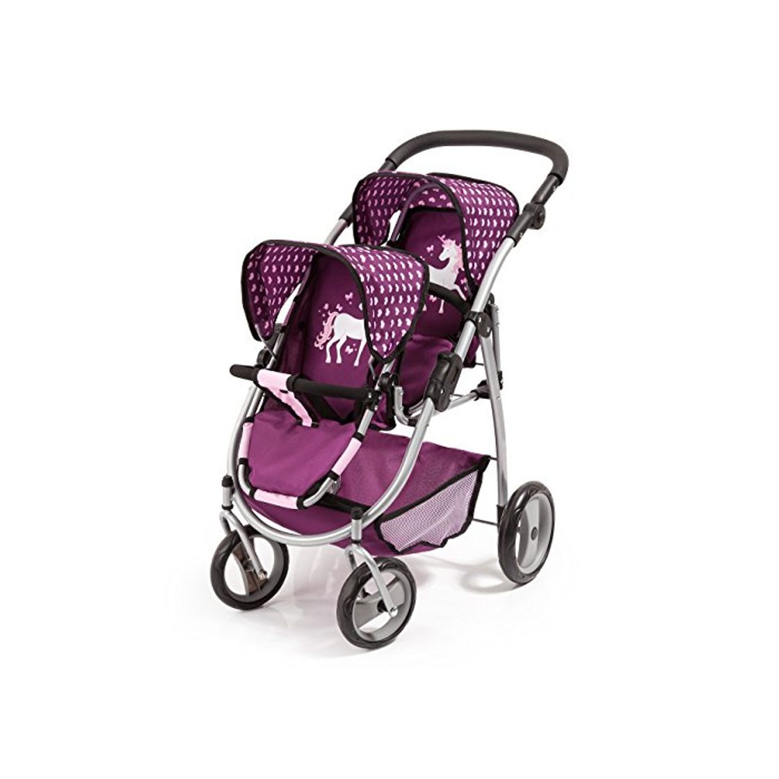 Fashion Bayer Design- Silla Gemelos Twin Tandem Violeta, Color Rosa, Morado.