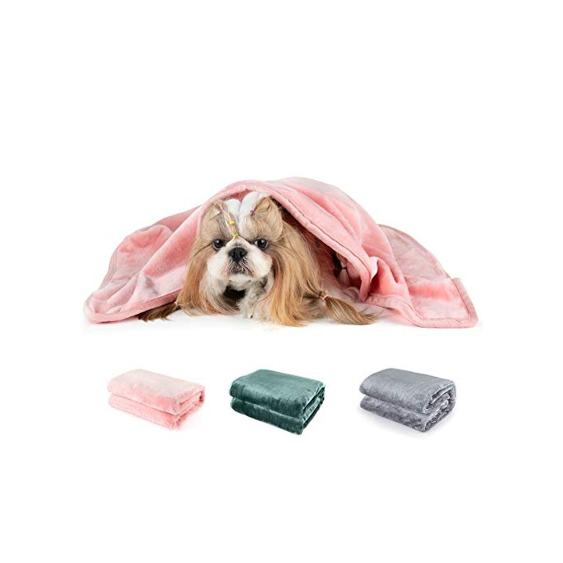 Product Manta Perro Gato Mantas para Perros Small 50x80cm Rosa