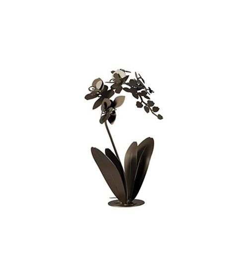 ARTI E MESTIERI Planta Orquídea de Mesa Bronce