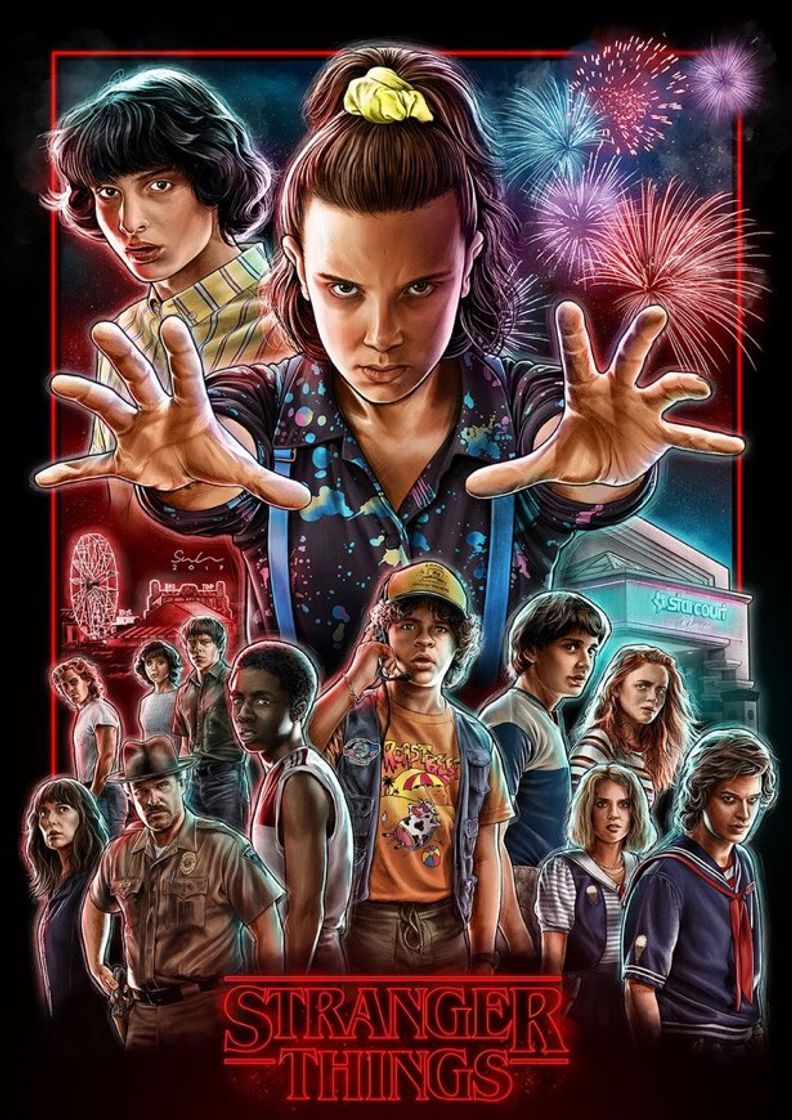 Series Stranger things ❤️🖤