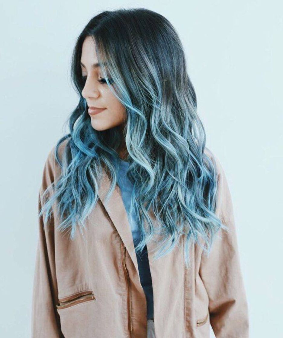 Social Cabelo azul